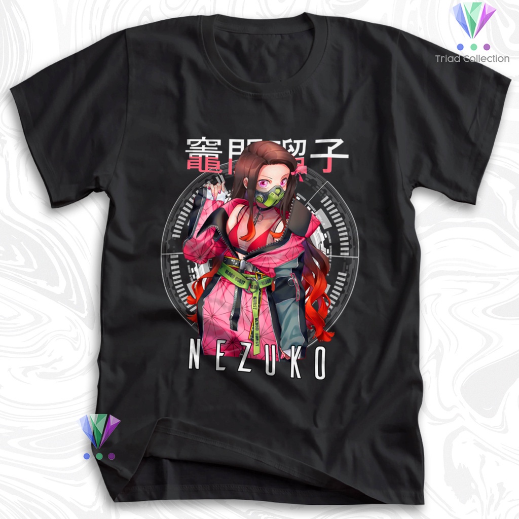 Tshirt Baju Kaos Distro  NEZUKO  / Kaos Distro Pria Wanita