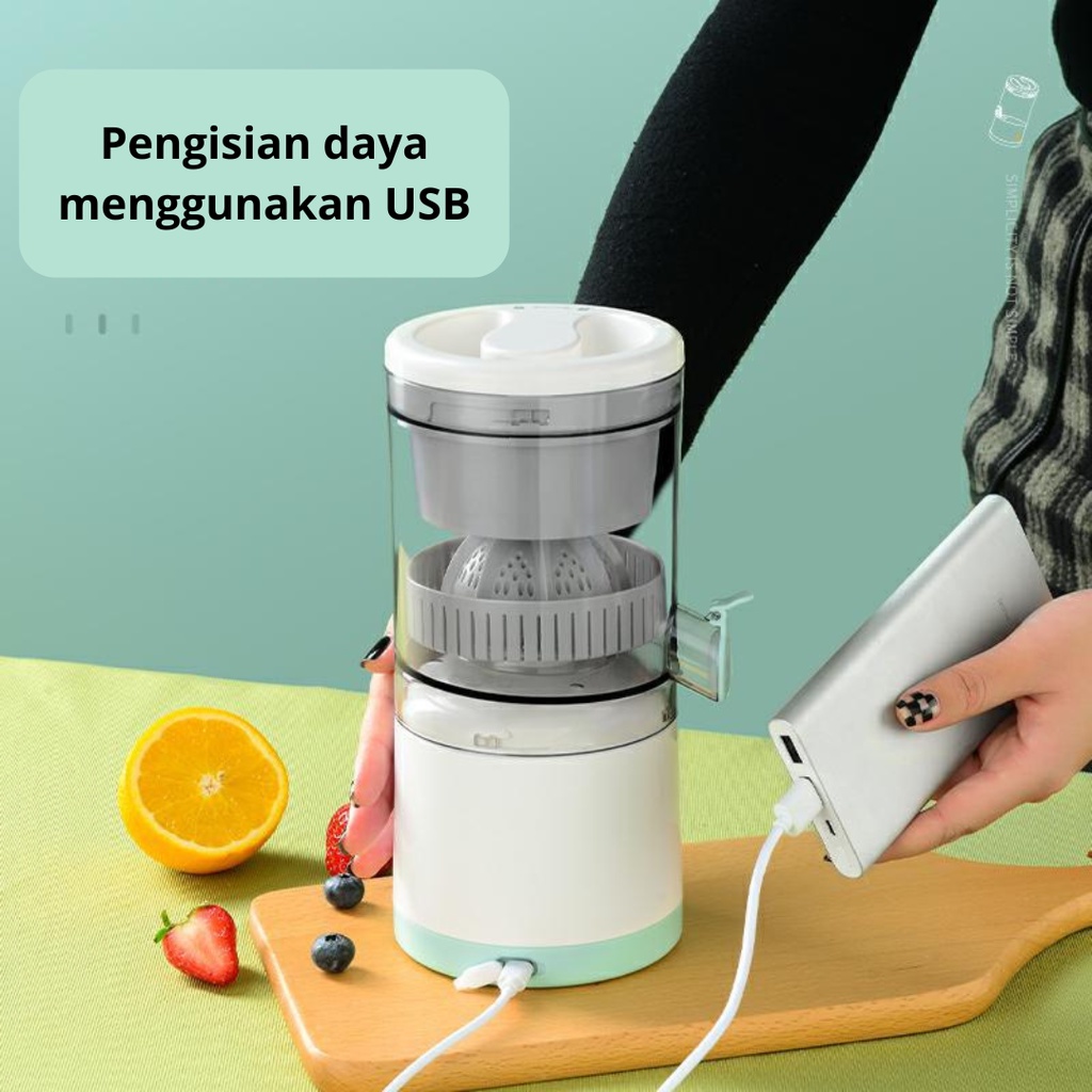 Blender Juicer Portable USB 360ML Mini Juicer Multifungsi Alat Peras Jeruk otomatis automatic ALAT PEMERAS BUAH MULTIFUNGSI