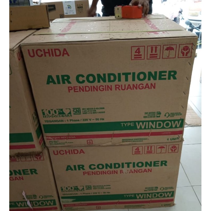 AC Window Uchida 0.5pk tinggal pasang saja
