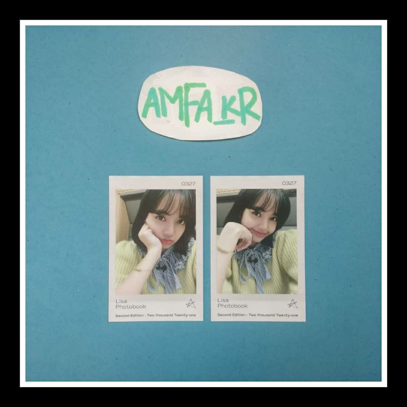 BENEFIT / GIFT YGSELECT 2ND LISA PHOTOBOOK 0327 (LIMITED EDITION) POB