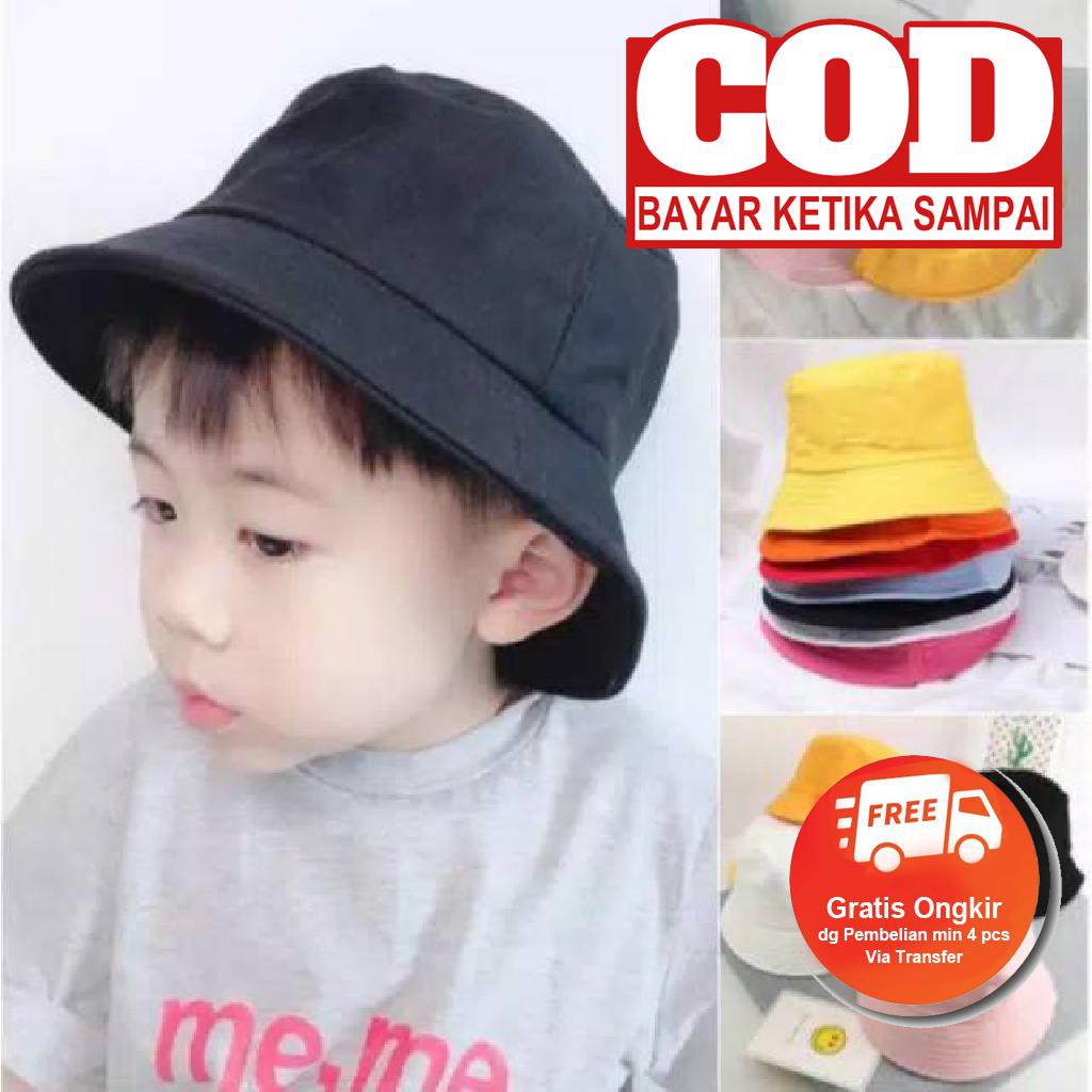 BUCKET HAT KOREA   TOPI KOREA BUCKET  BUCKET HAT POLOS  TOPI BUCKET BO Victoria