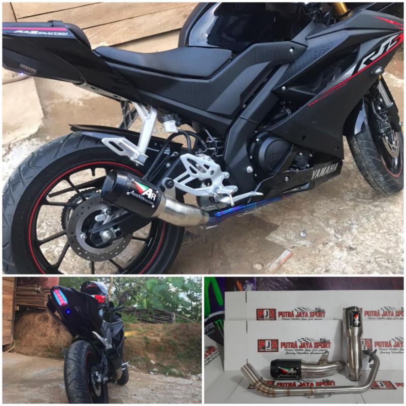 knalpot racing austin for R15/cbr150/Gsx/vixion