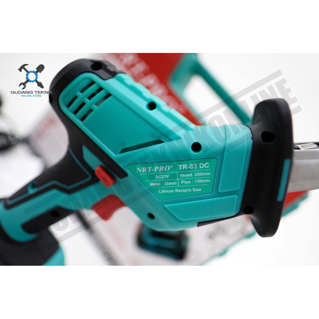 NRT TR 83 DC / Gergaji Cordless Recipro Saw NRT PRO TR83DC Mesin Gergaji Jigsaw Baterai NRT TR 83DC