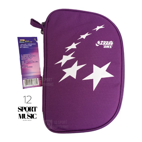 12 SPORT - Bet Tenis Meja DHS 2002 100% Original DHS Blade Pingpong DHS 2-Star Karet Bat Ping Pong S