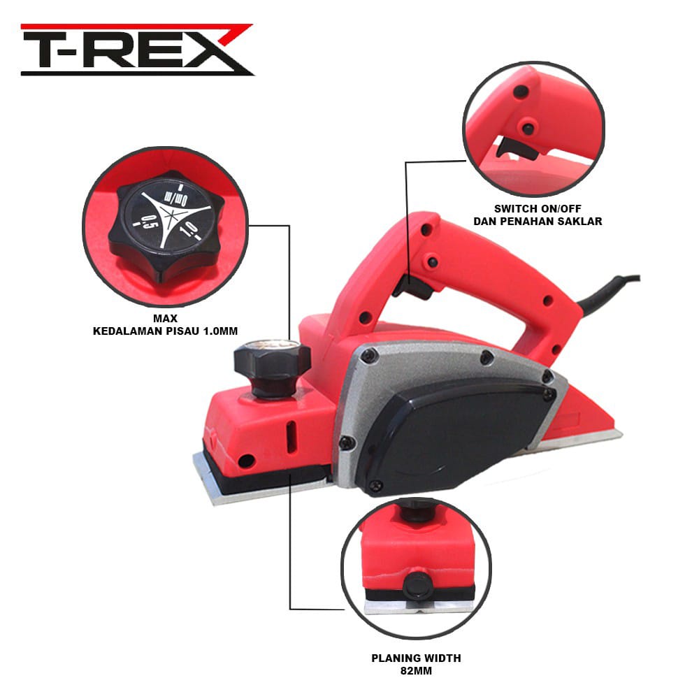 NEW PAKET TUKANG KAYU 6 item T-REX Mesin Serut kayu + mesin jigsaw + Mesin Profil KAYU + Mesin circular saw + mesin gerinda 4 inch + mesin bor 10mm bolak balik murah alat pertukangan lengkap ORIGINAL