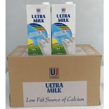 

1000ml / 1 Liter UHT Low Fat Plain / Cokelat Ultra Milk Perkarton Isi 12