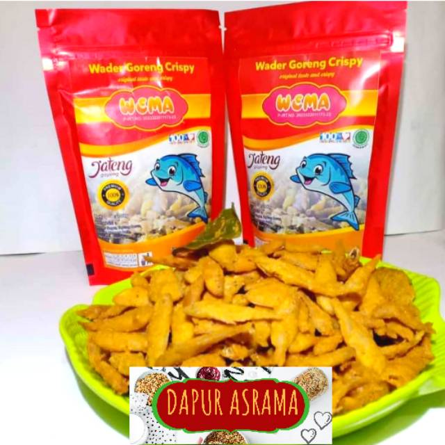 

snack CRISPY udang & ikan wader