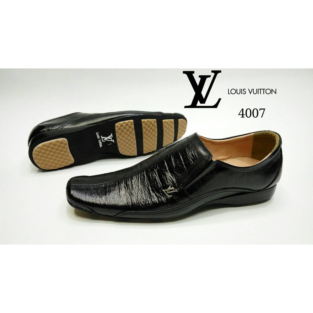 Sepatu Pesta Resmi Pria Pentopel Louis Vuitton LV High Quality