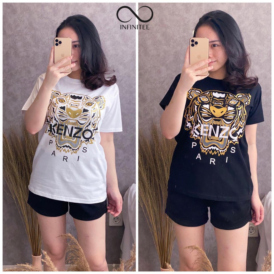 Kaos Cotton Combed 30s Premium | Kaos Cewek Murah | Atasan Kaos Import Wanita | KNZ0