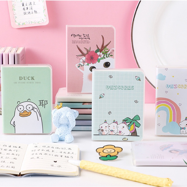 

BUKU CATATAN MINI MOTIF KARTUN / BUKU TULIS KECIL A6 / BUKU AGENDA PGS