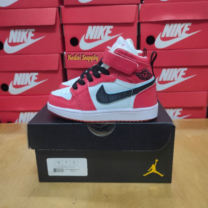 [Kedai Supply] Sepatu Anak Nike Air Jordan 1 Retro x Chicago For Kids BNIB