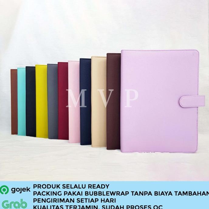 

PROMO SPESIAL Binder Kulit Polos 20 Ring Organizer Kertas A5 Berkualitas Termurah
