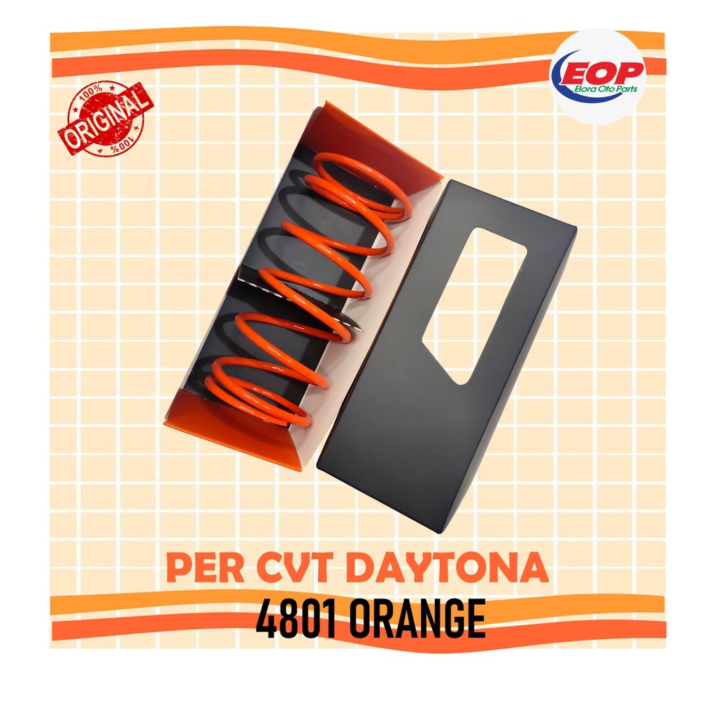 Per CVT BEAT, BEAT FI, VARIO , SCOOPY DAYTONA  4801 ORANGE ORIGINAL