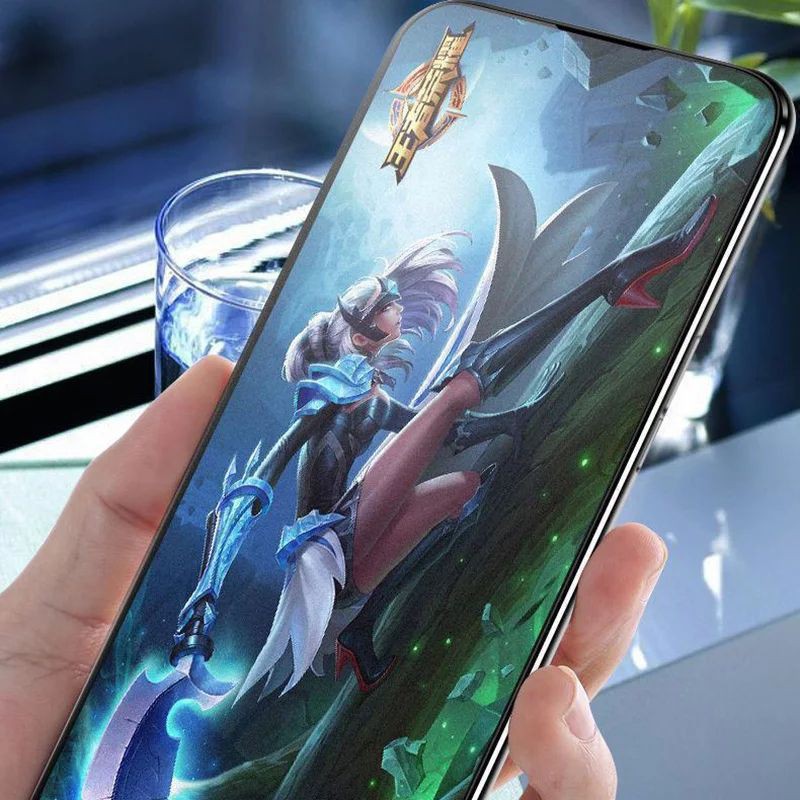 TEMPERED GLASS ANTI MINYAK BLUE MATTE OPPO A7 A5S TG ANTI GORES RADIASI OPO A5S A7 FULL LAYAR SCREEN