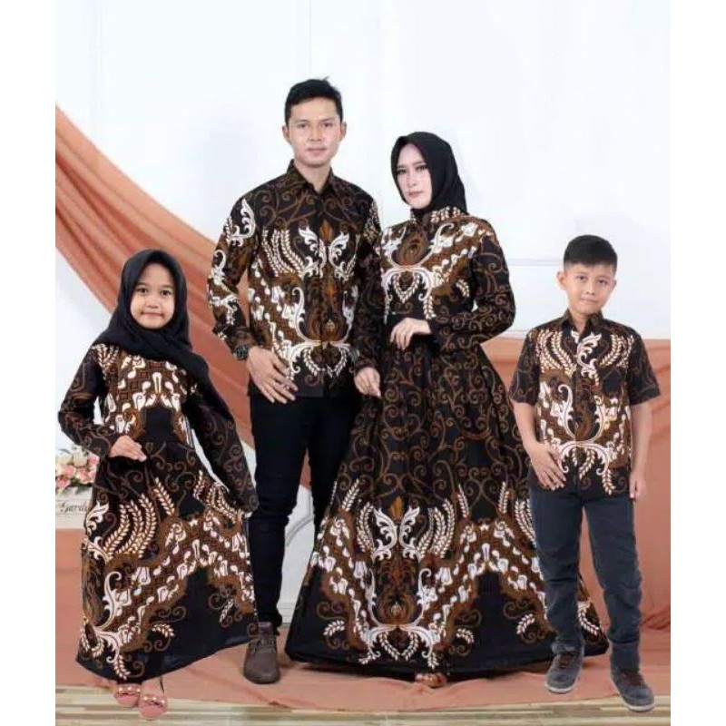 HANGGONO COUPLE ori najwa/ Couple batik / gamis batik couple