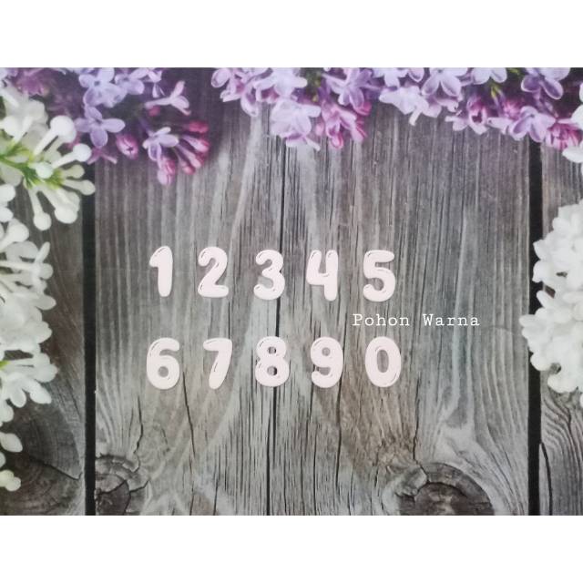 11. Scrapbook Angka Bubble