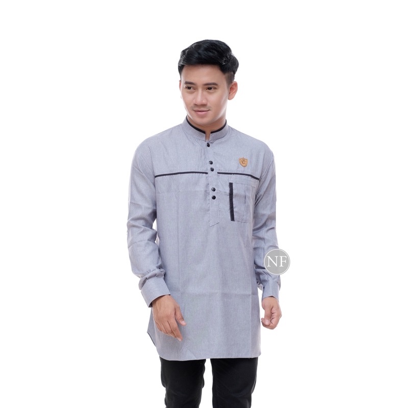 KEMEJA KOKO KURTA - PAKISTAN STYLISH DISTRO MY MAN ORIGINAL KERAH SHANGHAI