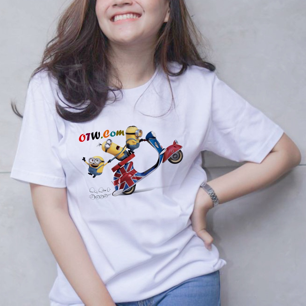 PROMO Atasan Wanita Elegan Jumbo Size S/M/L/XL/XXL/XXXL Baju Kaos Distro Wanita Terbaru T shirt Wani
