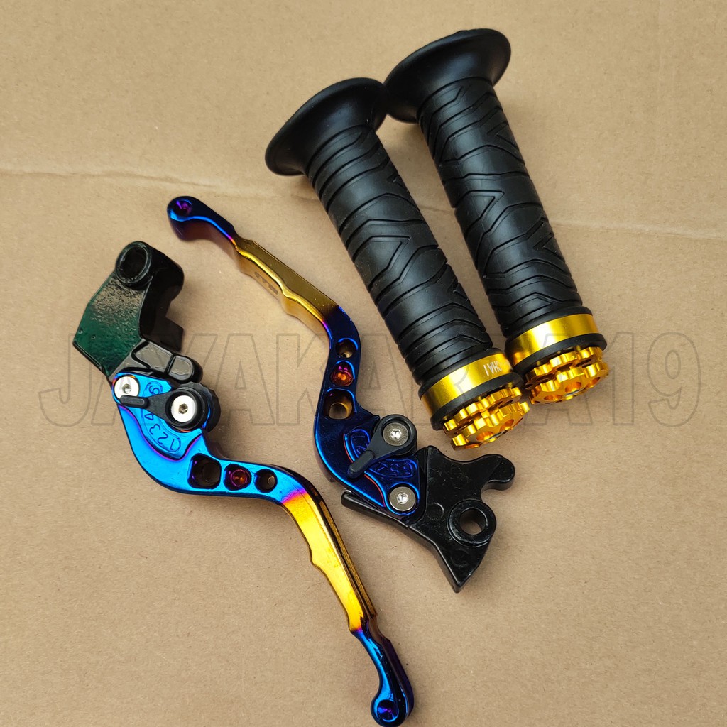 [PROMO] Handle REM dan KOPLING Stelan Variasi Motor FULL CNC Yamaha Vixion Old New RX King Scorpio X