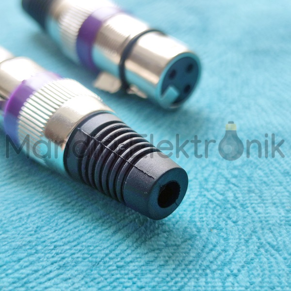 Jack Socket Mic Audio Canon Canare Female 3 Pin - Jack Mic Female - Canon Female Cewek 3 Pin