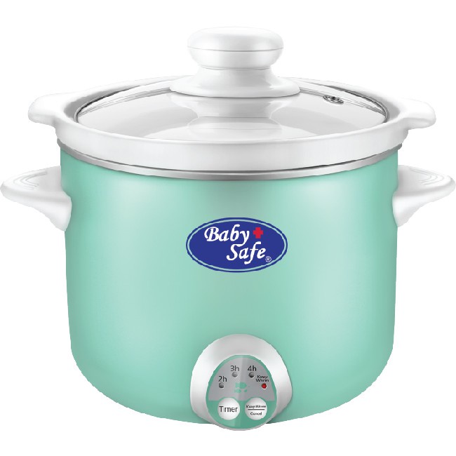 Baby Safe LB07M Digital Slow Cooker 1,2 L | Pemasak Makanan Bayi - Hijau