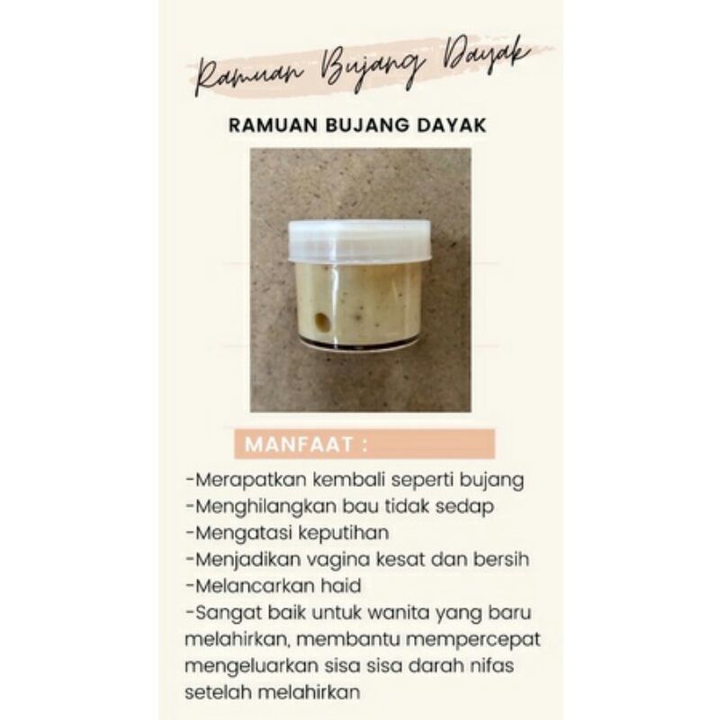 

ramuan bujang dayak