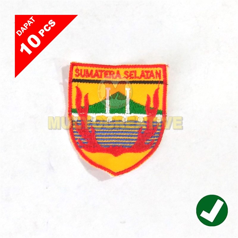 Bordir Badge Bed Kwarda Sumatera Selatan - Badge Bordir Kwarda Pramuka Daerah Sumsel