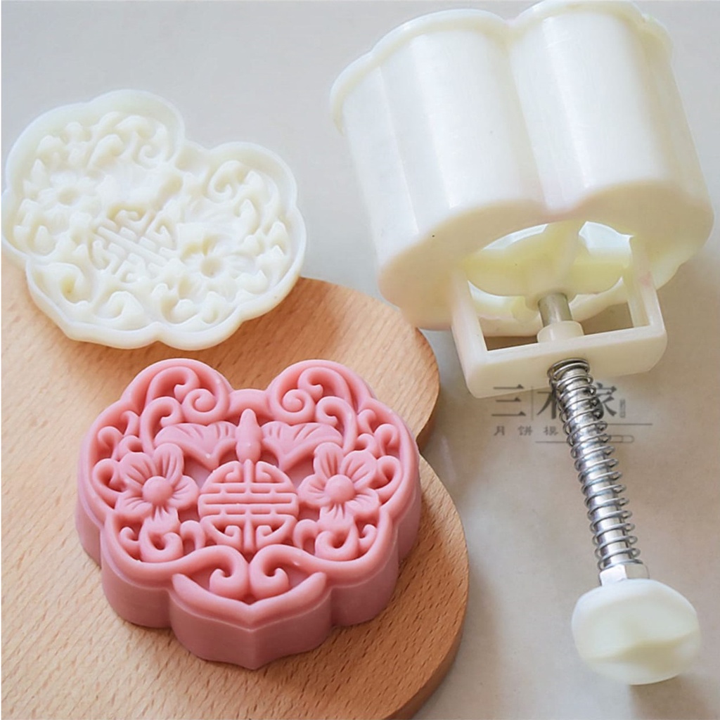 Cetakan Kue Bulan Moon Cake MoonCake Press Mold 150gr Cetakan Nastar