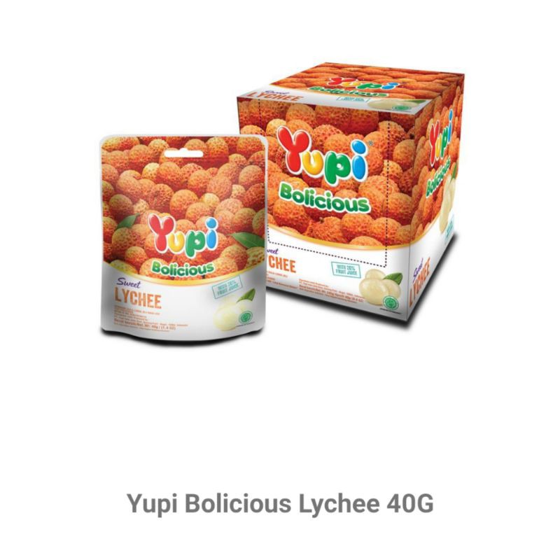 

Yupi Bolicious Lychee Pouch 40gr