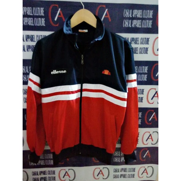 Jaket Tracktop Ellese remini Navy white red