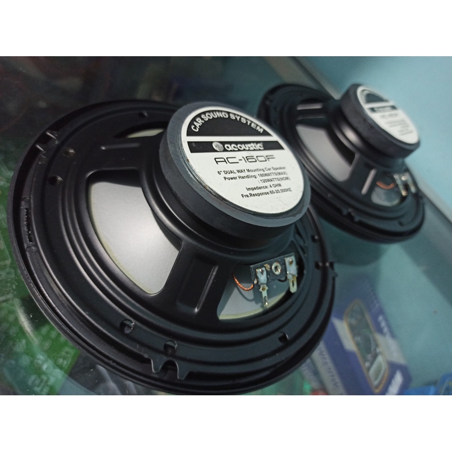 Speaker2 way COAXIAL 6inch ACOUSTIC AC160F 180W MANTAP