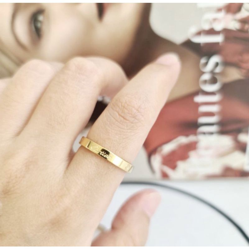 GG Cincin Car*t'ier Titanium