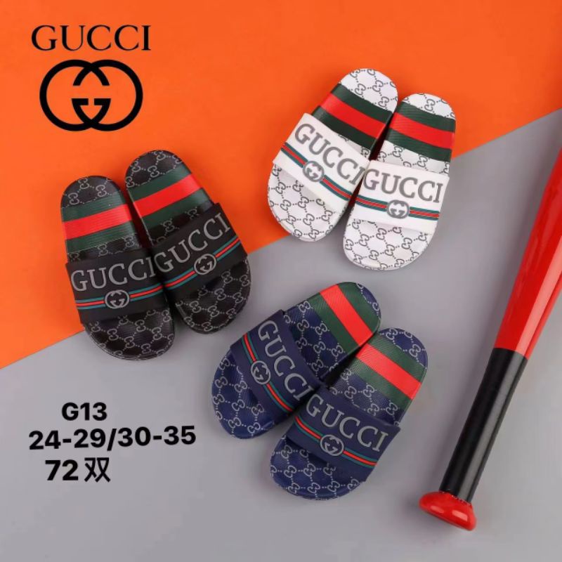 Sandal Selop anak motif GUCCI IMPORT 24-35