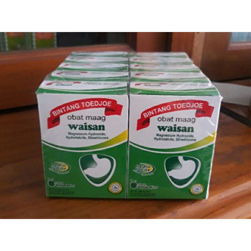 Obat Maag Waisan per dos @12 sachet