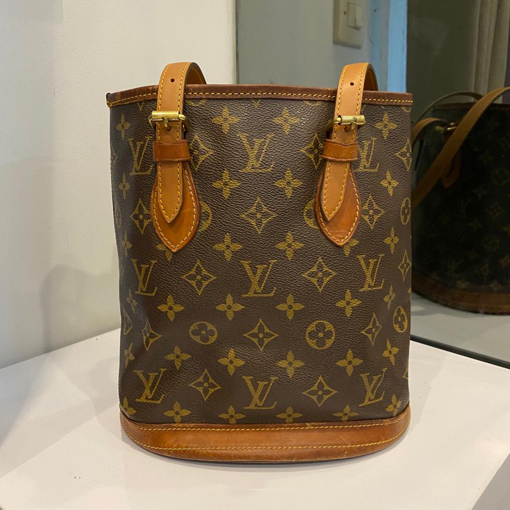 TAS LV WANITA LOUIS VUITTON MONOGRAM PETITE BUCKET SPECIAL EDITION BRANDED AUTHENTIC 100% ORIGINAL