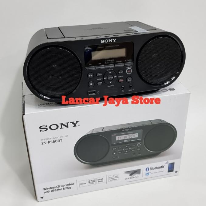 Sony Zs-Rs60Bt Bluetooth & Portable Cd Boombox Original Sony Cd Player