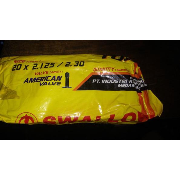 ✦ Ban Dalam Sepeda 20 x 2.125 - 2.30 Swallow ➷