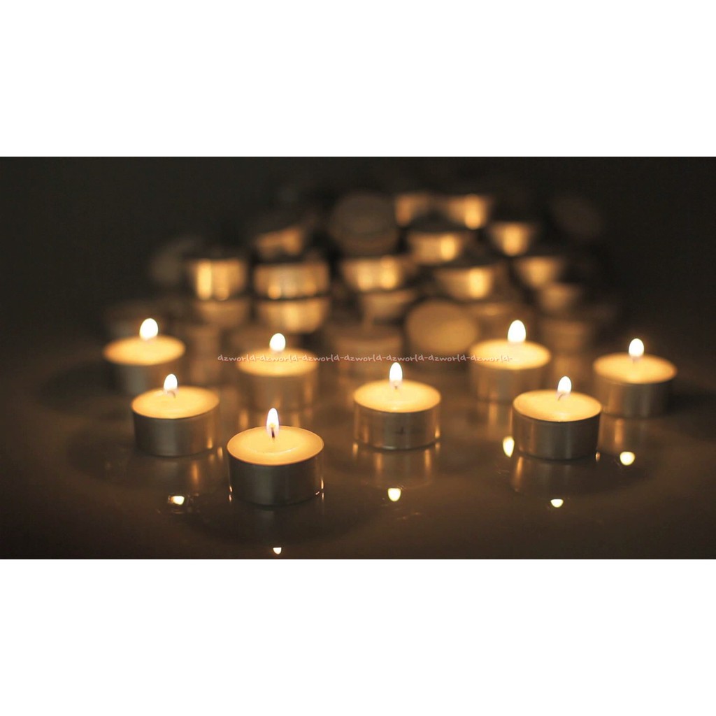 Kris Citronella Tealight 100pcs Lilin Untuk Membakar Minyak Aromaterapi Candle Kuning  Arthome Tealight Candles Unscented Art Home