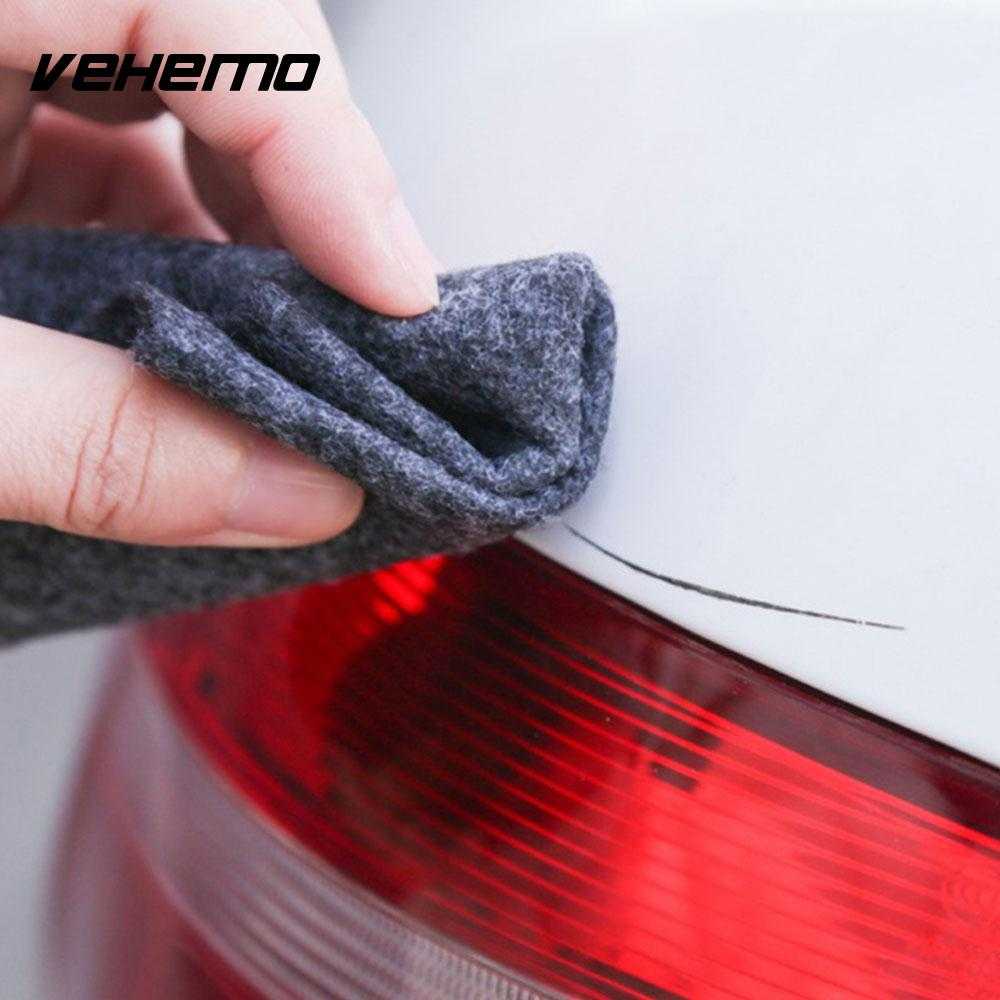 Vehemo Amplas Body Mobil Clear Scratch Polish Cloth 20x10 cm - 056-Gray