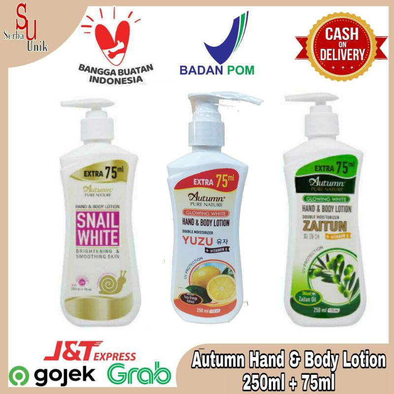 Autumn Glowing White Hand & Body Lotion 250ml