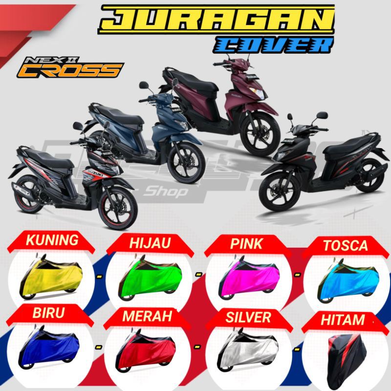 Body Cover Motor Sarung Motor Suzuki Next Suzuki Nex2 Beat Fregoo Scoopy Genio Fino Mio / All Matic