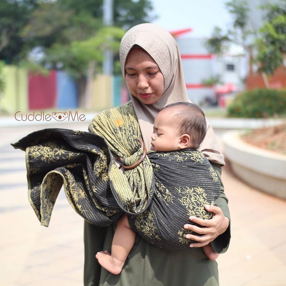 ( BISA COD ) (FREE SABUN HAGMI+MASKER) Gendongan Ring Sling Tenun Jacquard Cuddle Me