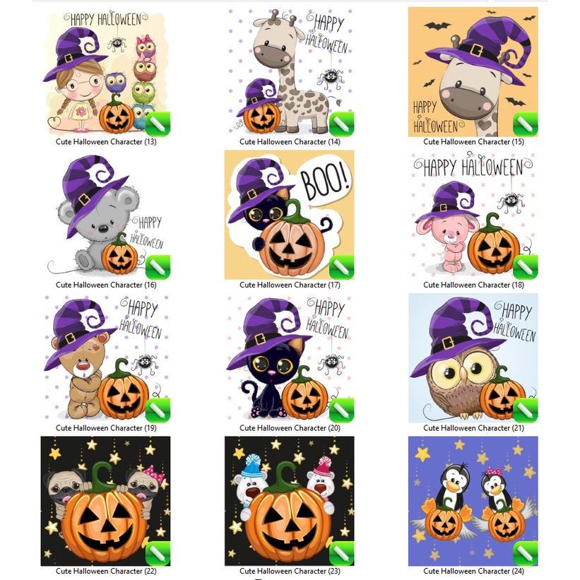 50+ Halloween Vector Collection - Coreldraw