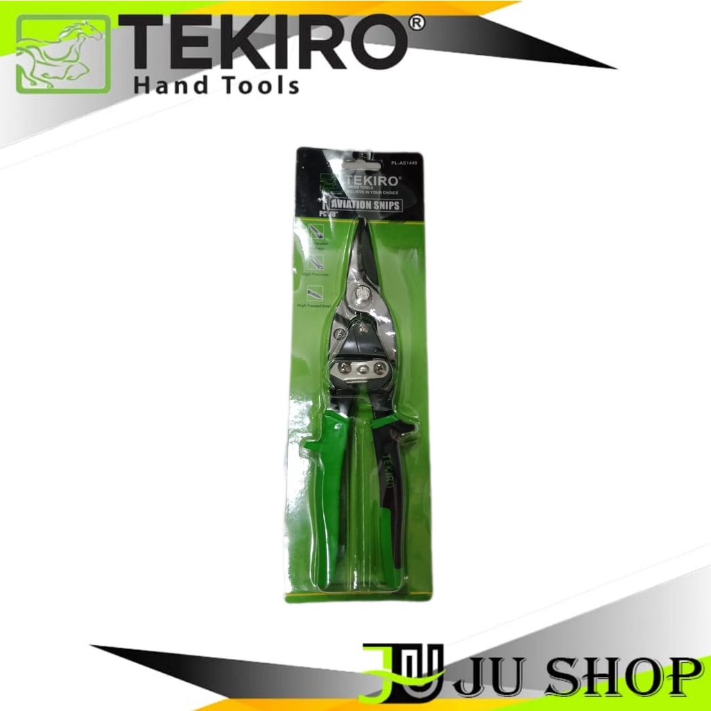 TEKIRO gunting seng aviation snips 10 inch ORIGINAL gunting holo hollow