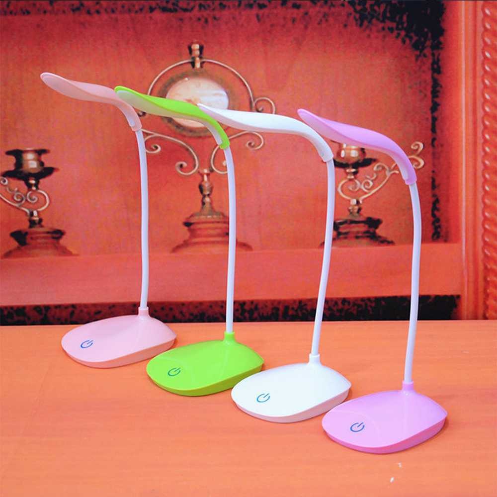 Bayar Ditempat TONEWAN Lampu Meja Belajar Desk Lamp USB 14 LED - N08020-01