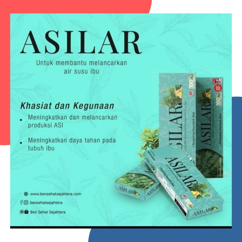 ASILAR TABLET PELANCAR ASI PERBOX ISI 30 TABLET