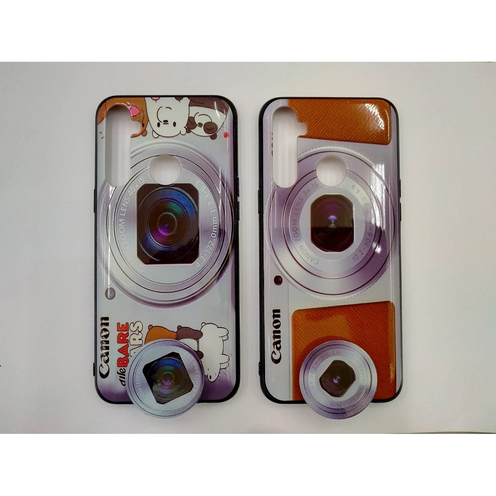 Casing REALME 5 5i C3 Case Fuze Casing Camera GRATIS Popsocket Karakter Lucu