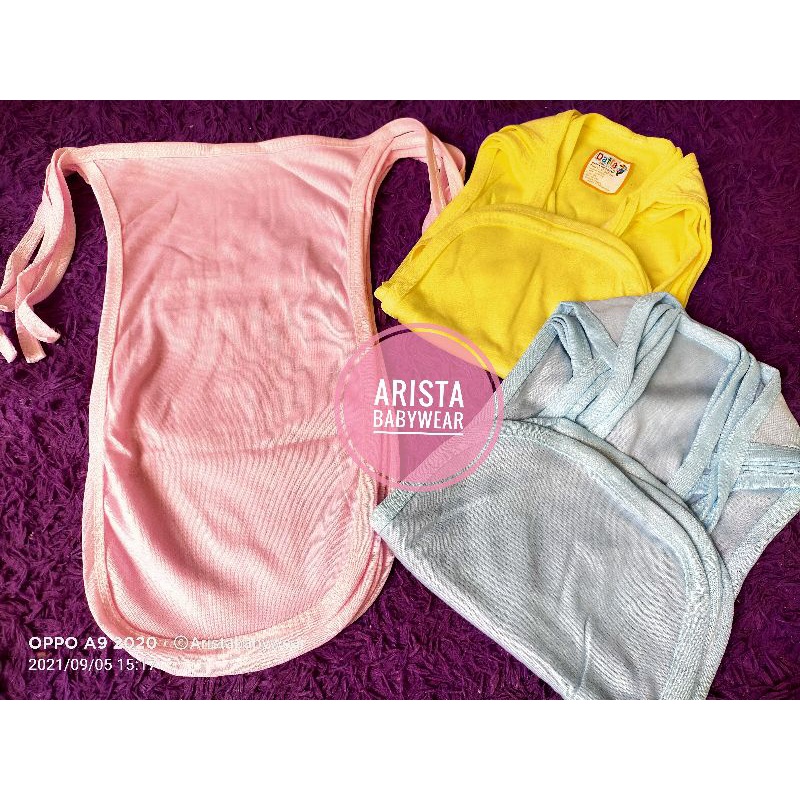 DAFFA BABY - POPOK BAYI FULL WARNA POLOS (isi 3pcs)