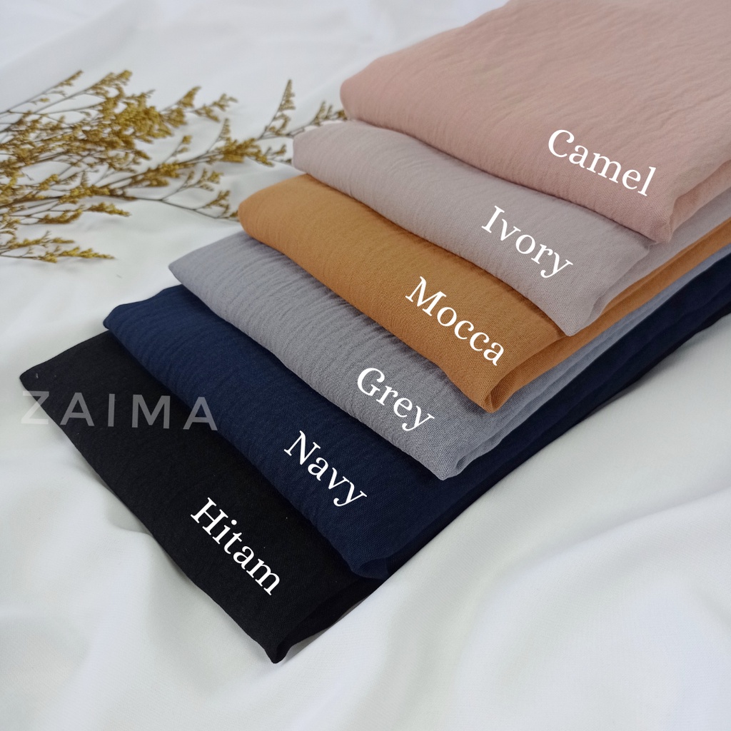 Jilbab Pasmina Crinkle | Kerudung Pasmina Crinkle | Pasmina Crinkle Jumbo 200x100 | Pashmina Katun Kusut | Pashmina Jumbo-3