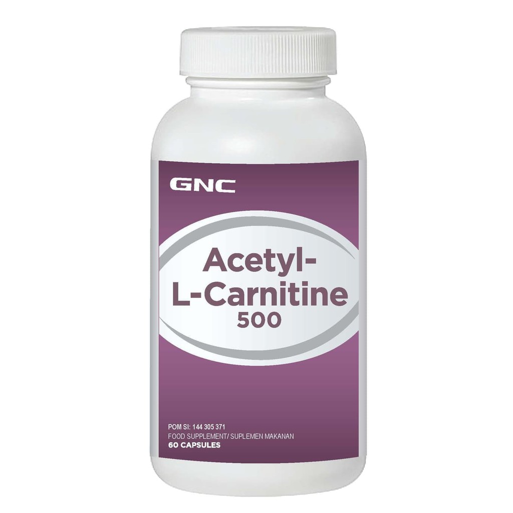 GNC Acetyl L Carnitine - 60 capsule (044222) BPOM